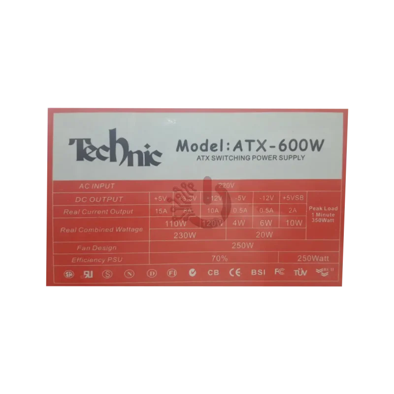 پاور تکنیک ATX-600